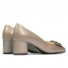 Elegantné dámske topánky 1274 cappuccino perleť