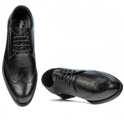 Elegantné pánske topánky 908 čierne