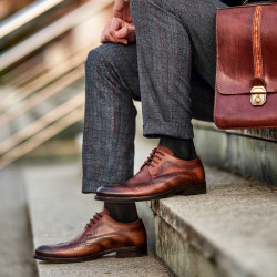 Elegantné pánske topánky 907 a hnedé lifestyle
