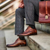 Elegantné pánske topánky 907 a hnedé lifestyle