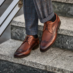 Elegantné pánske topánky 907 a hnedé lifestyle