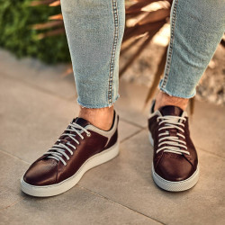 Športová obuv pre mužov 913 bordová lifestyle