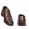 Elegantné pánske topánky 922 a káva