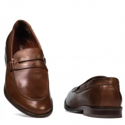 Elegantné pánske topánky 815 hnedé