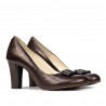 Elegantné dámske topánky 1245 káva