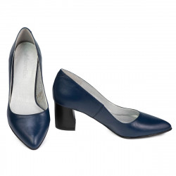 Elegantné dámske topánky 1283 indigo
