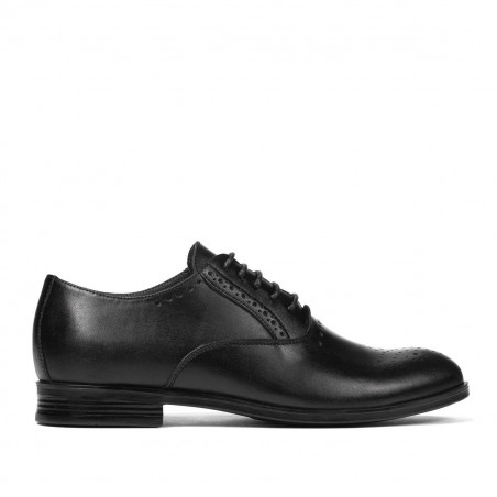 Elegantné topánky pre dospievajúcich 380 čierne