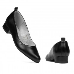 Elegantné/casual dámske topánky 1285 čierne