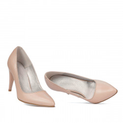 Dámske elegantné topánky 1246 v telovej farbe