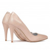 Dámske elegantné topánky 1246 v telovej farbe