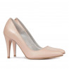 Dámske elegantné topánky 1246 v telovej farbe