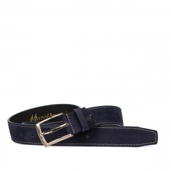 Pánsky opasok 53bc indigo velúr