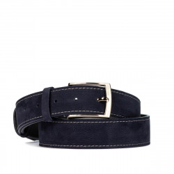 Pánsky opasok 53bc indigo velúr