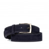 Pánsky opasok 53bc indigo velúr