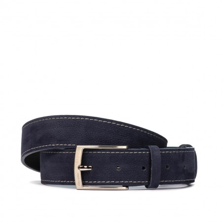 Pánsky opasok 53bc indigo velúr