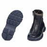 Malé detské topánky 108c indigo kombinácia