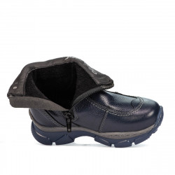 Malé detské topánky 108c indigo kombinácia