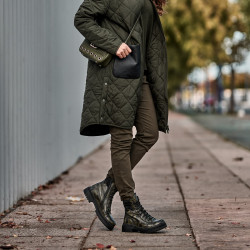 Dámske topánky 3362 kaki kamufláž