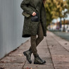 Dámske topánky 3362 kaki kamufláž