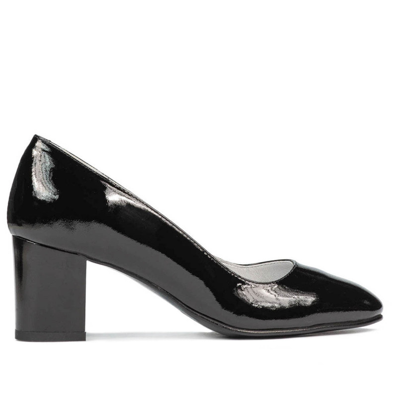 Elegantné dámske topánky 1268 čierny lak