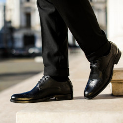 Elegantné pánske topánky 908 čierne