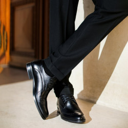 Elegantné pánske topánky 908 čierne