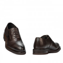 Elegantné pánske topánky 937 a kávové
