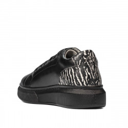 Casual/sportová obuv 6048 čierna kombinovaná