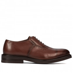 Elegantné pánske topánky 937 v koňakovej farbe