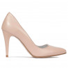 Dámske elegantné topánky 1246 v telovej farbe