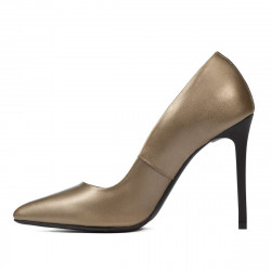 Elegantné dámske topánky 1289 medené