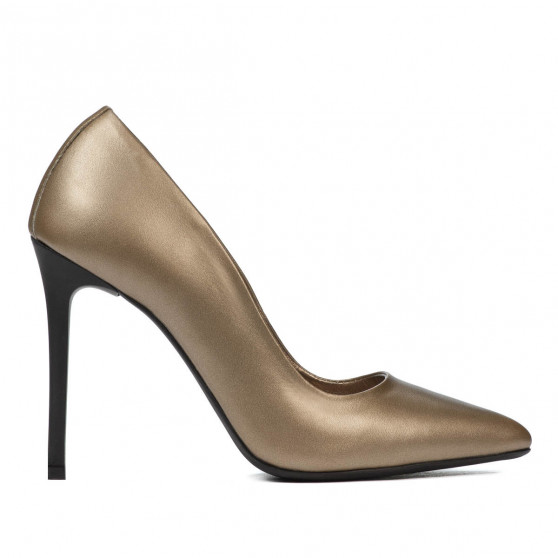 Elegantné dámske topánky 1289 medené