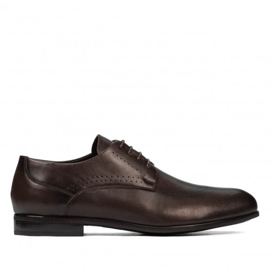Elegantné pánske topánky 940 a káva