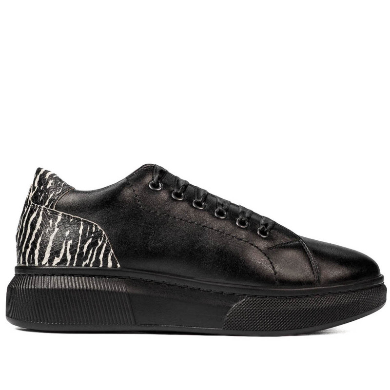 Casual/sportová obuv 6048 čierna kombinovaná