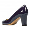 Elegantné dámske topánky 1209 lak indigo