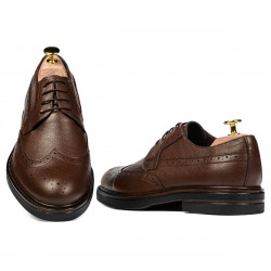 Elegantné pánske topánky 939 hnedé