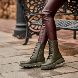 Dámske topánky 3375 kaki lifestyle