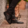 Elegantné pánske topánky 941 čierna florantic lifestyle