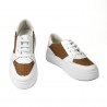 Dámske športové topánky 6059 biele+camel