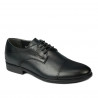 Elegantné pánske topánky 822-1 a sivé