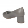 Elegantné dámske topánky 1274-1 kapučíno