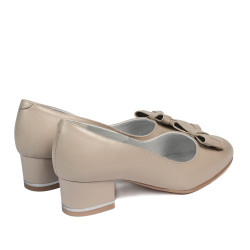 Elegantné dámske topánky 1270-1 béžové