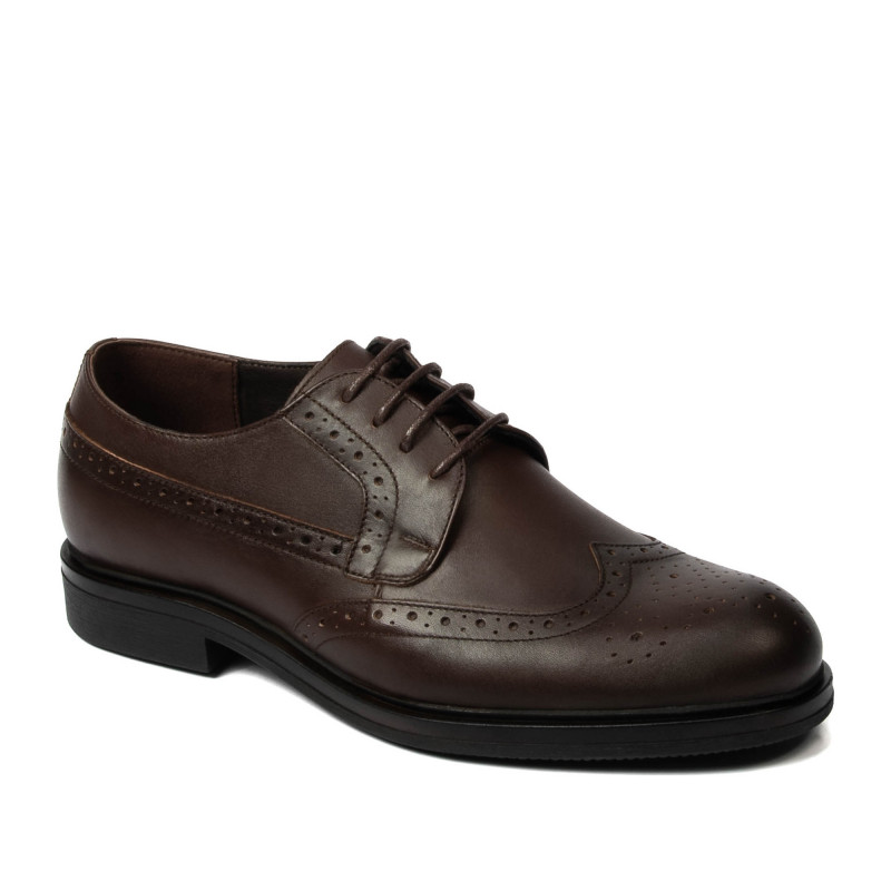 Elegantné pánske topánky 939-1 a káva