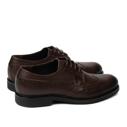 Elegantné pánske topánky 939-1 a káva