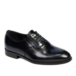 Elegantné pánske topánky 959 a indigo florantic