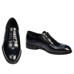 Elegantné pánske topánky 959 a indigo florantic