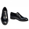 Elegantné pánske topánky 959 a indigo florantic
