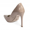 Elegantné dámske topánky 1302 laková camel