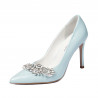 Elegantné dámske topánky 1300 baby blue