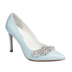 Elegantné dámske topánky 1300 baby blue